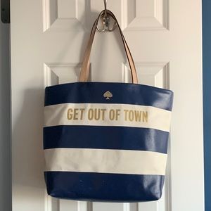 Kate Spade canvas tote